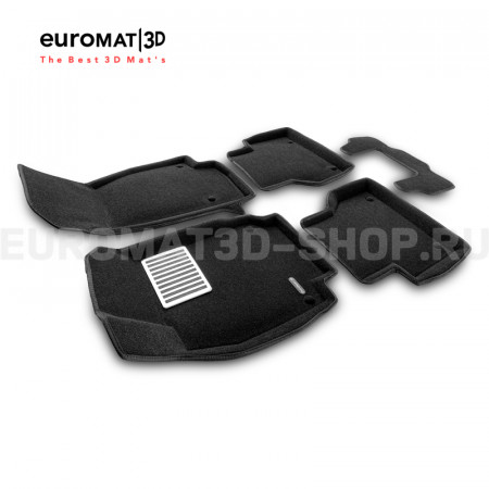 Текстильные 3D коврики Euromat3D Lux в салон для Audi A6 (2019-) № EM3D-001111 Текстильные 3D коврики Euromat3D Lux в салон для Audi A6 (2019-) № EM3D-001111