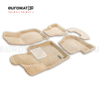 Текстильные 3D коврики Euromat3D Lux в салон для Seat Altea (2005-2009) № EM3D-004502T Бежевые Текстильные 3D коврики Euromat3D Lux в салон для Seat Altea (2005-2009) № EM3D-004502T Бежевые