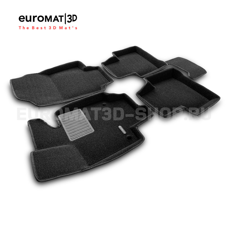 Текстильные 3D коврики Euromat3D Premium в салон для Toyota Rav 4 (2019-) (АКПП) № EMPR3D-005105 Текстильные 3D коврики Euromat3D Premium в салон для Toyota Rav 4 (2019-) (АКПП) № EMPR3D-005105