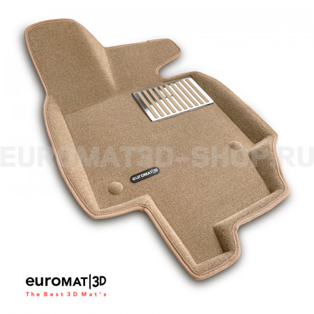 Текстильные 3D коврики Euromat3D Lux в салон для Toyota Rav 4 (2019-) (АКПП) № EM3D-005105T Бежевые Текстильные 3D коврики Euromat3D Lux в салон для Toyota Rav 4 (2019-) (АКПП) № EM3D-005105T Бежевые