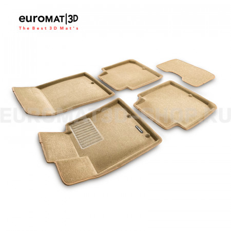 Текстильные 3D коврики Euromat3D Business в салон для Kia Quoris (2014-) № EMC3D-002928T Бежевые Текстильные 3D коврики Euromat3D Business в салон для Kia Quoris (2014-) № EMC3D-002928T Бежевые