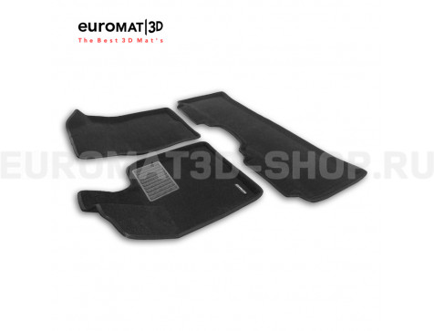 Текстильные 3D коврики Euromat3D Business в салон для Changan UNI-K (2023-) № EMC3D-001332