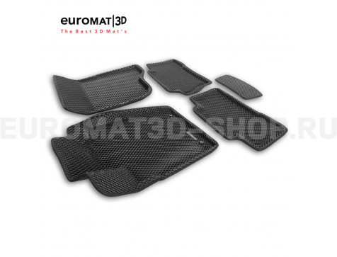3D коврики Euromat3D EVA в салон для Mitsubishi Montero Sport (2019-) № EM3DEVA-003603