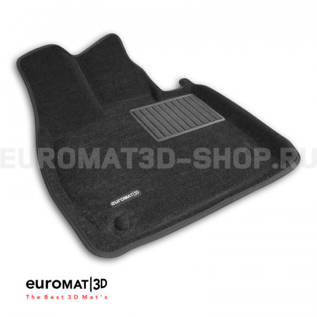 Текстильные 3D коврики Euromat3D Business в салон для Lixiang L7 (2024-) № EMC3D-005743