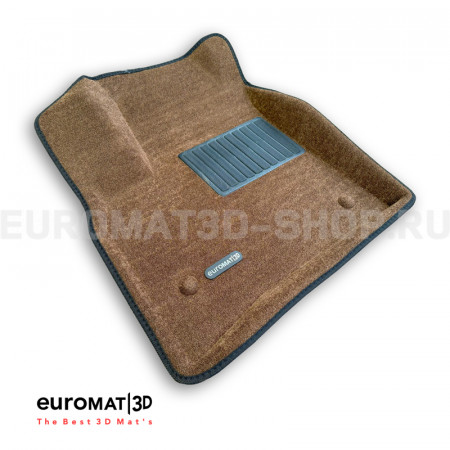 Текстильные 3D коврики Euromat3D Business в салон для Porsche Cayenne (2002-2009) № EMC3D-004100R Коричневые Текстильные 3D коврики Euromat3D Business в салон для Porsche Cayenne (2002-2009) № EMC3D-004100R Коричневые